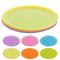 Coloured Plastic Plates 6pk