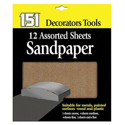 Sandpaper 10 Assorted Sheets