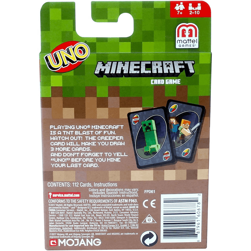 Uno Minecraft Card Game