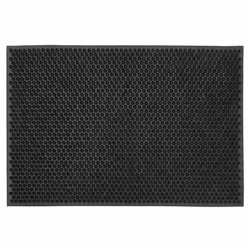Rubber Condor Scraper Doormat 40x60cm - Black