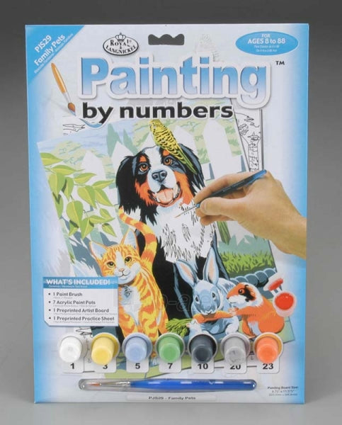 Paint By Numbers Family Pets