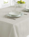 Linen Look Grey Tablecloth 130x180cm