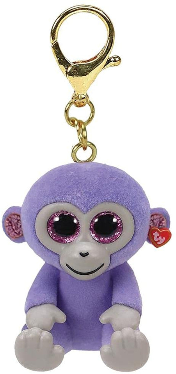 TY Beanie Boo Key Clip - Grapes Monkey