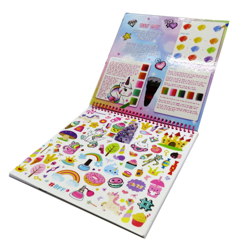 Unicorn Colour & Sticker Fun Book